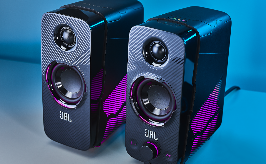 Loa JBL Quantum Duo 2.0 LED RGB cũng ứng dụng âm thanh độc quyền của JBLK